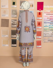 GREY LAWN DIGITAL PRINTED 2PC STITCHED