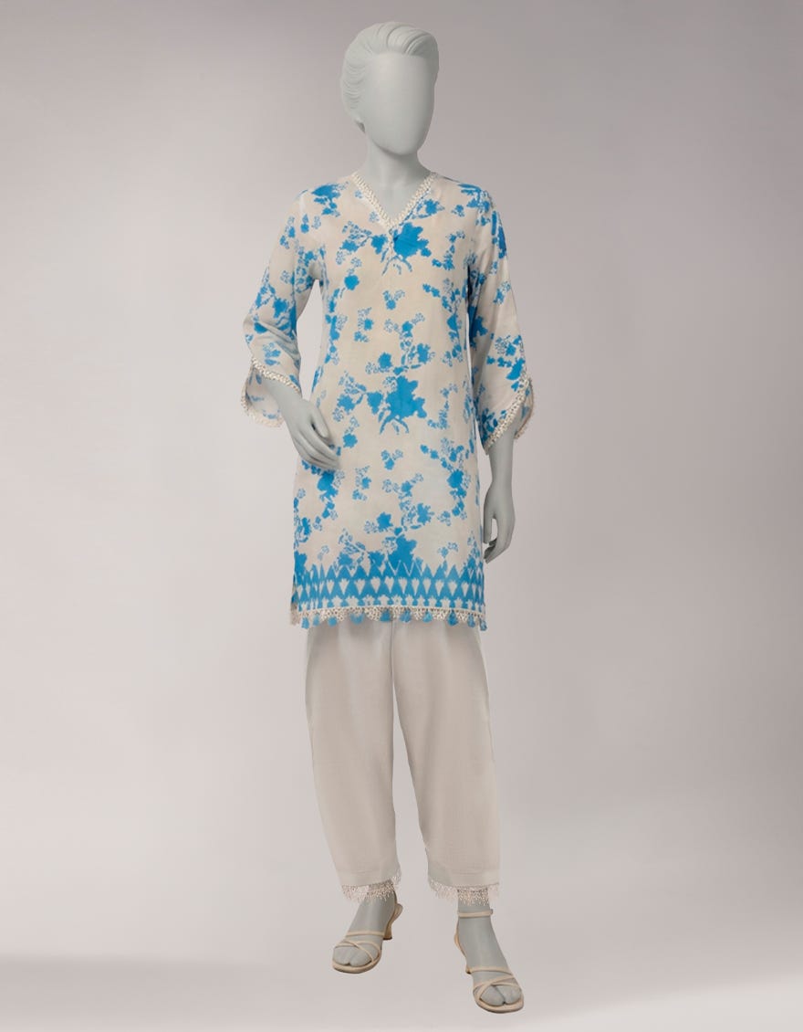 MULTICOLOR LAWN PRINTED UNSTITCHED 2PC