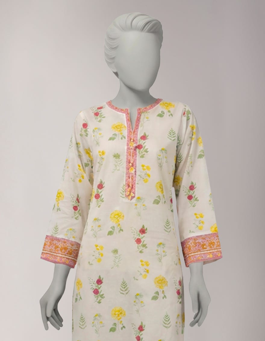MULTICOLOR LAWN PRINTED UNSTITCHED 2PC