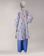 BLUE LAWN DIGITAL PRINTED UNSTITCHED 2PC