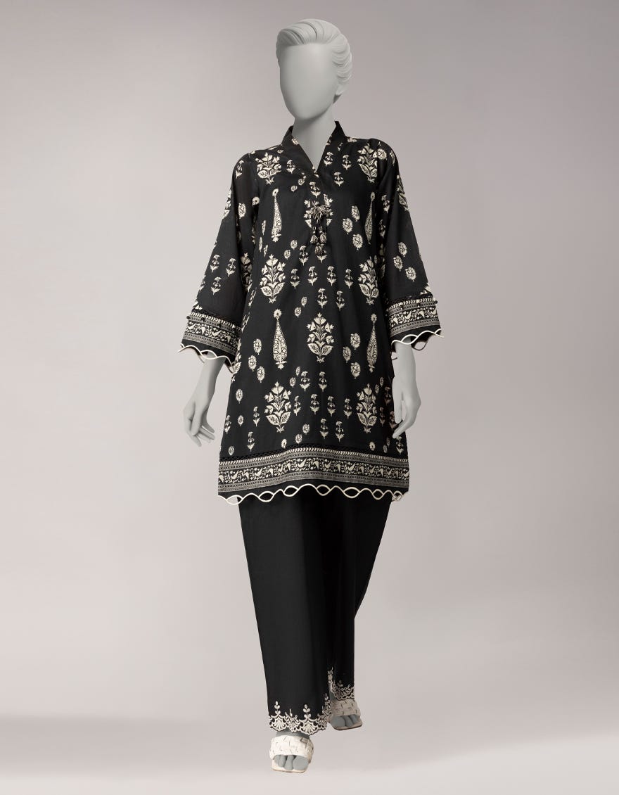 MULTICOLOR LAWN PRINTED UNSTITCHED 2PC