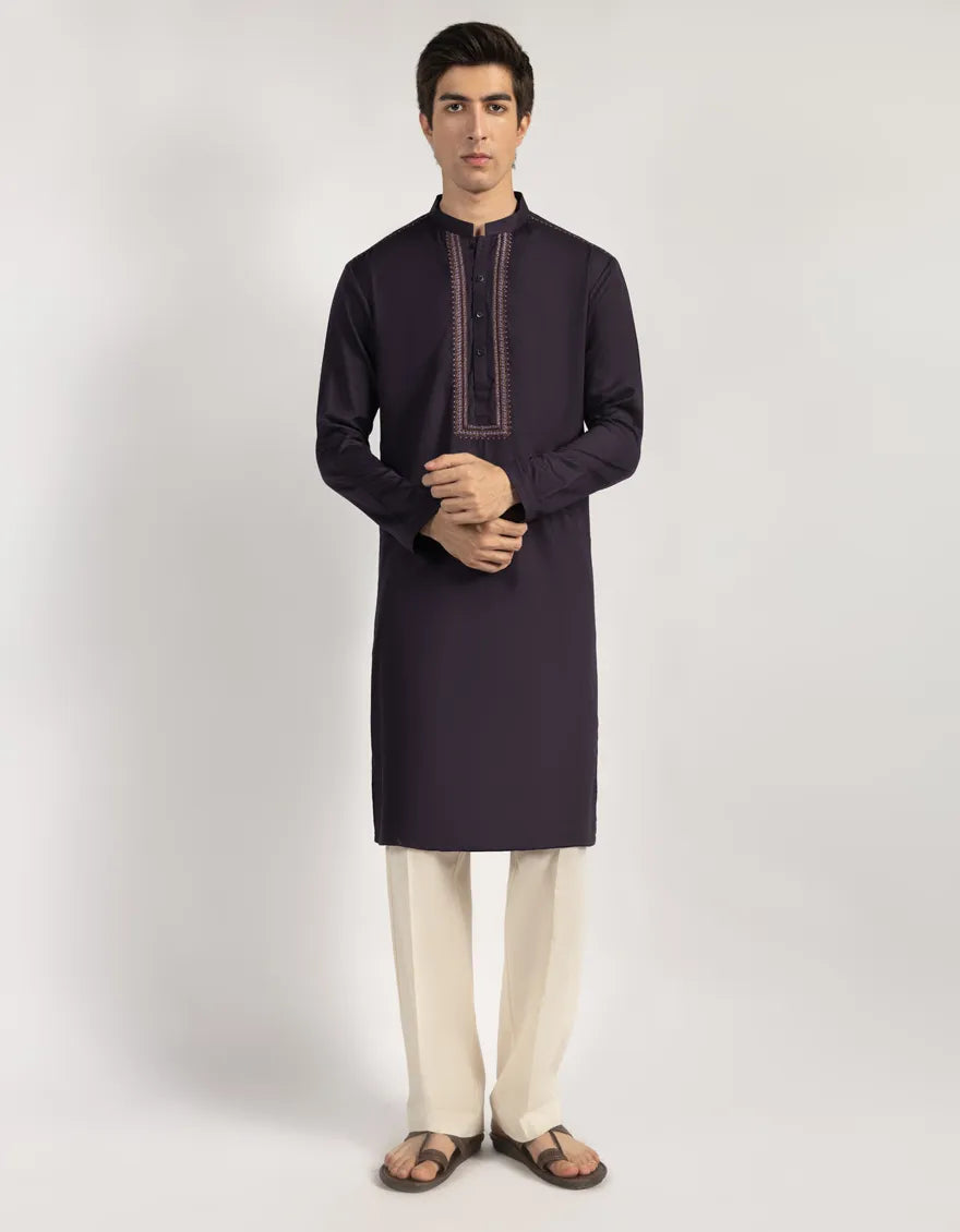 PURPLE FORMAL KURTA