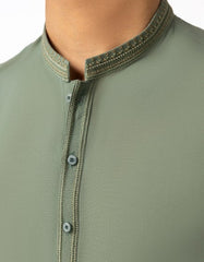 JADE GREEN SEMI-FORMAL KURTA
