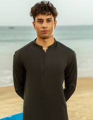 FOREST GREEN COTTON CASUAL KURTA TROUSERS