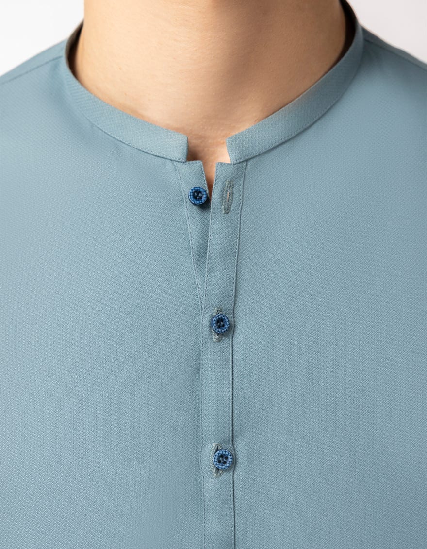 LIGHT BLUE CASUAL KURTA TROUSERS