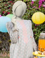 GREY LAWN EMBROIDERED KURTI | JYGK-S-JTS-25-4017