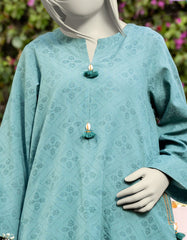 GREEN DYED TEXTURED KURTI | JYGK-S-JTS-25-4030