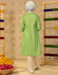 GREEN LAWN EMBROIDERED KURTI