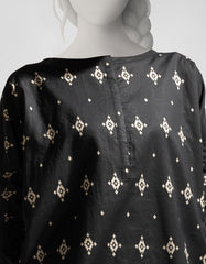 BLACK LAWN PRINTED KURTI