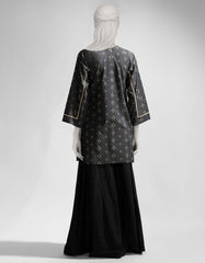 GREY LAWN PRINTED KURTI