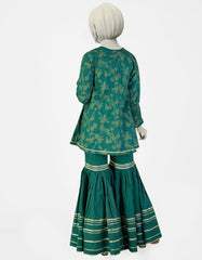 GREEN LAWN PASTE PRINTED 2PC STITCHED