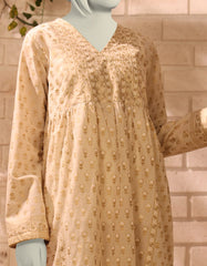 BEIGE LAWN DYED 2PC STITCHED