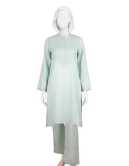 GREEN LAWN EMBROIDERED 2PC STITCHED