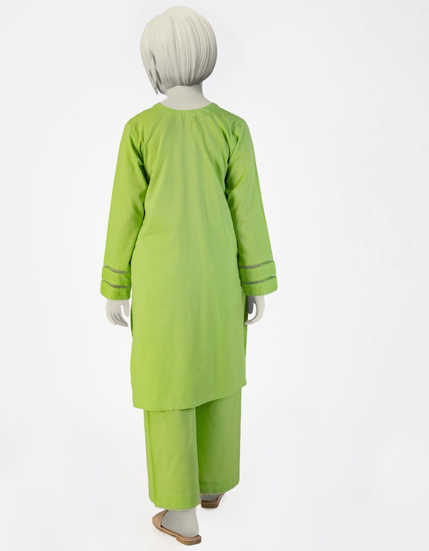 GREEN LAWN DYED 2PC | JGK-S-JTST-25-475