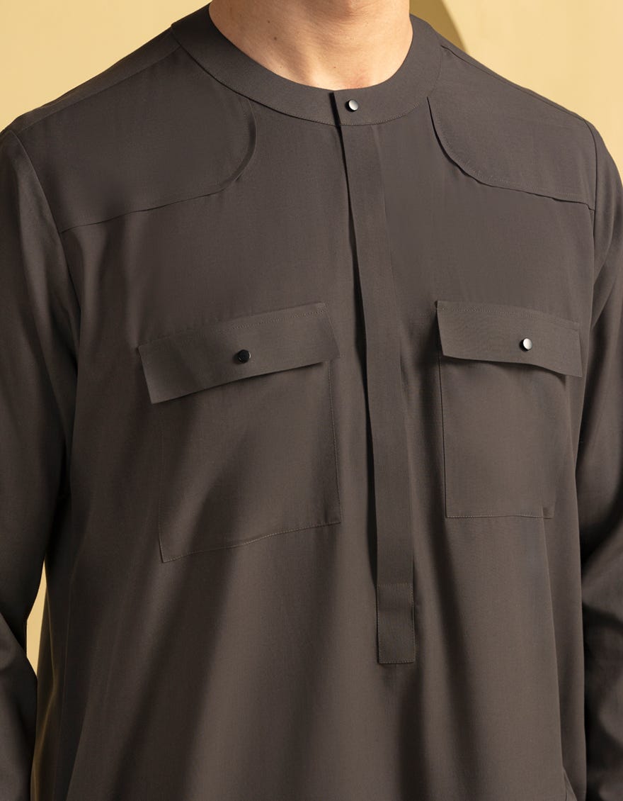 ARMY GREEN BLENDED JUBBA