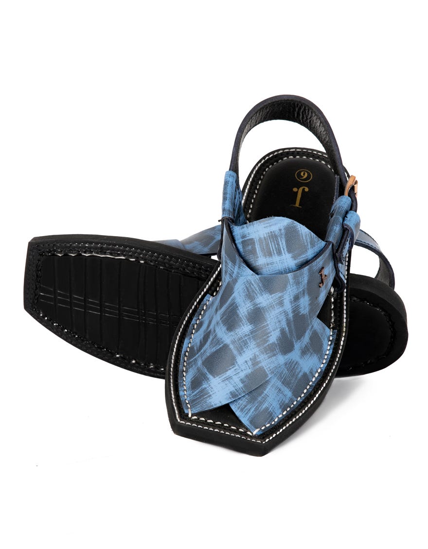 BLUE KIDS PESHAWRI CHAPPAL | JJFW-KPC-10041