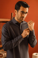PARIS - GREY COTTON KURTA TROUSER