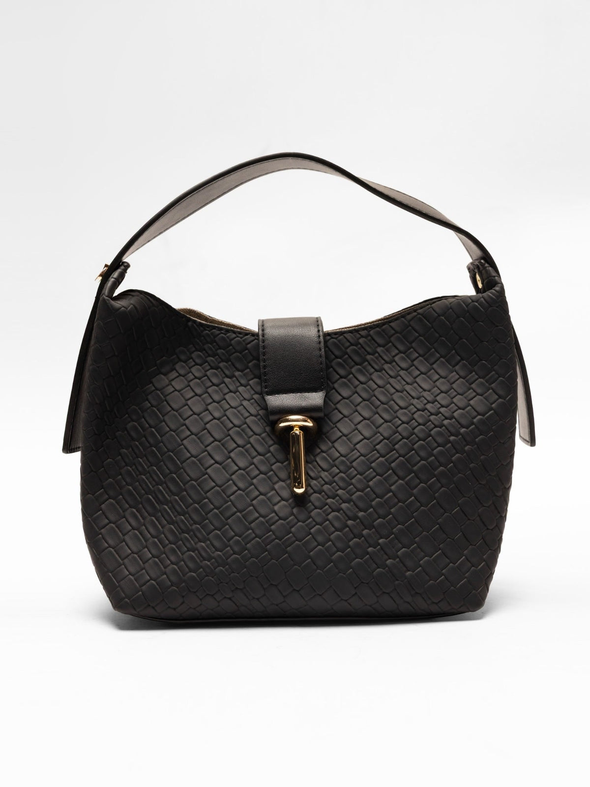 BLACK CASUAL SIDE BAG