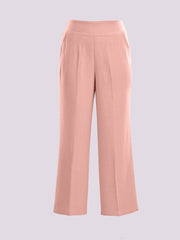 DULL PINK HIGH WAISTED TROUSERS