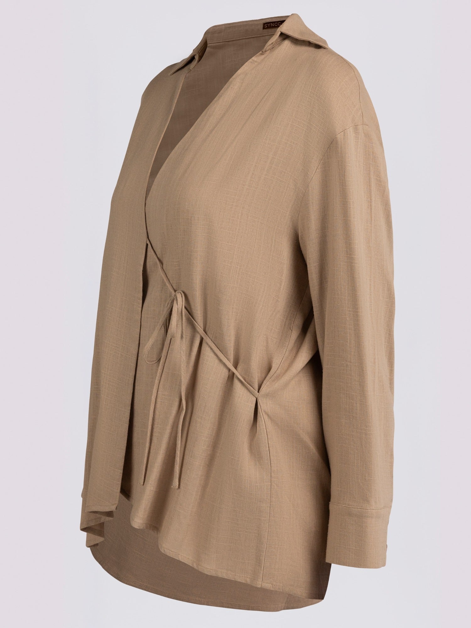 BEIGE SHORT SHIRT