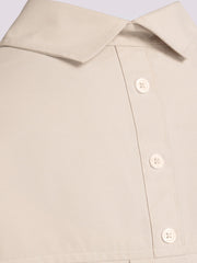 BEIGE SHORT SHIRT