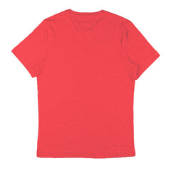 GRAPHIC SERIES STACKED TEE - ROUND NECK T-SHIRT - REDDISH ORANGE