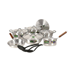 Royal Metal Finish 15 Piece Family Set