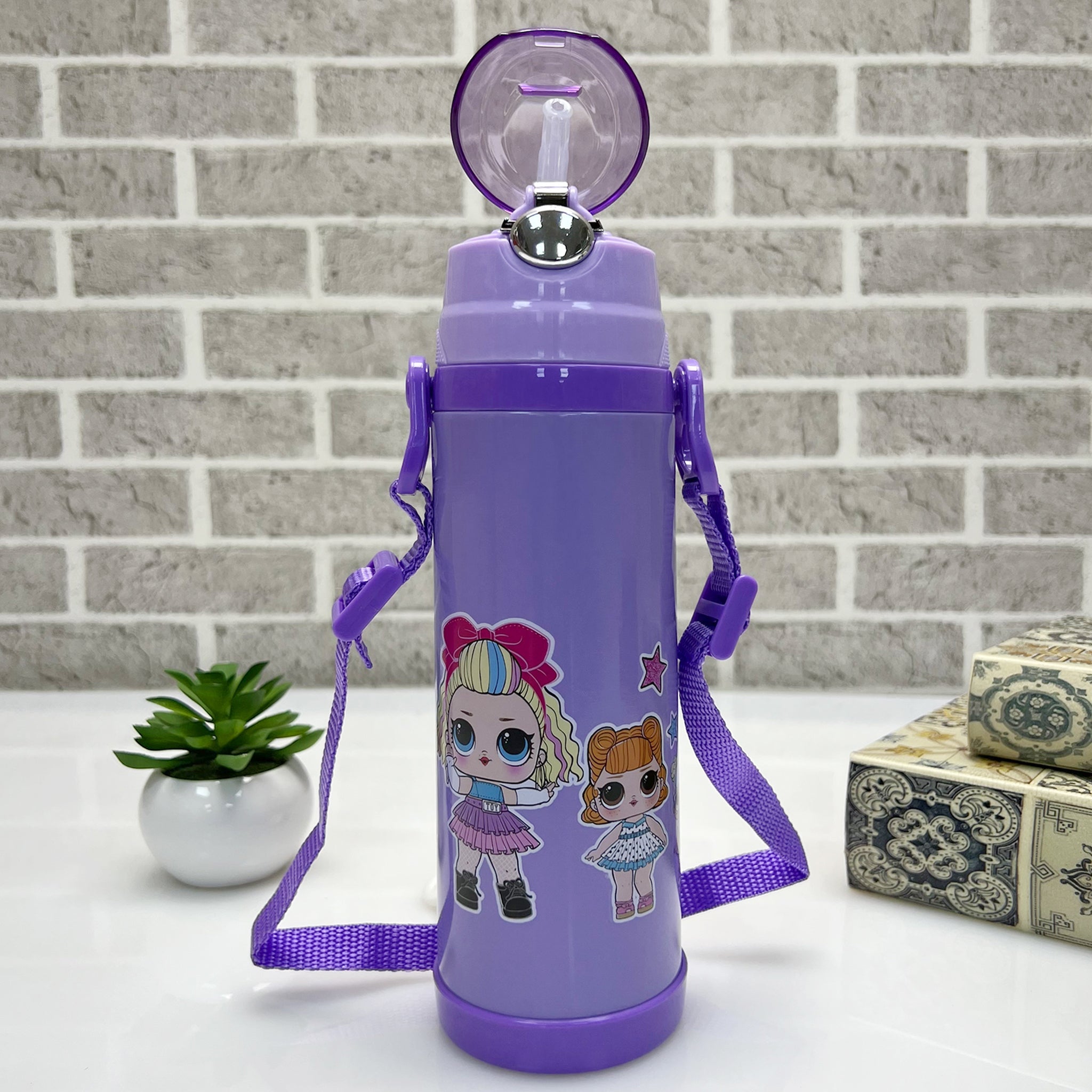 Cartoon Printed Water Bottle