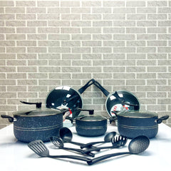 Non-Stick 16 Piece Cooking Set