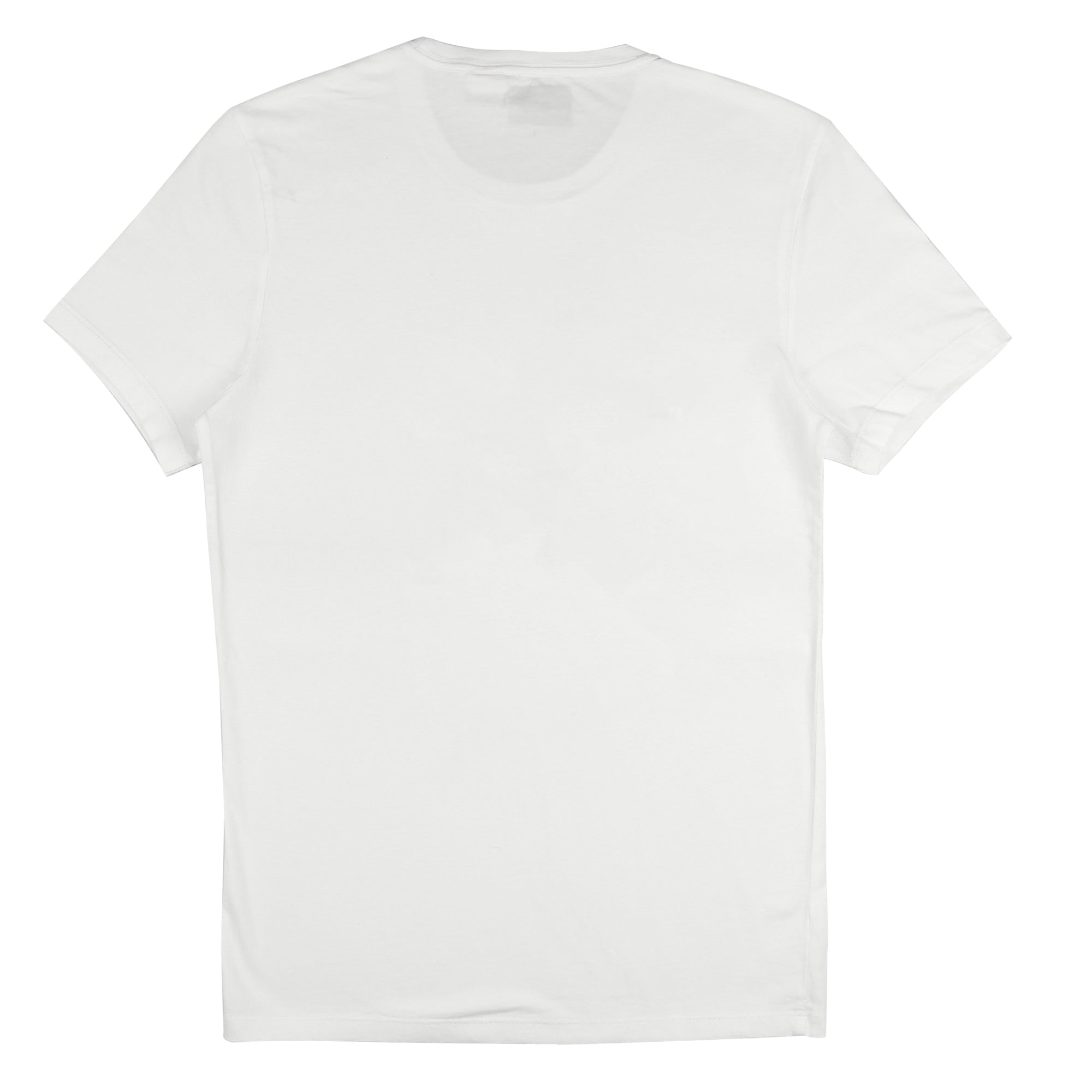 ROUND NECK - WHITE WITH BLACK LOGO