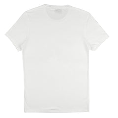 ROUND NECK - WHITE WITH BLACK LOGO