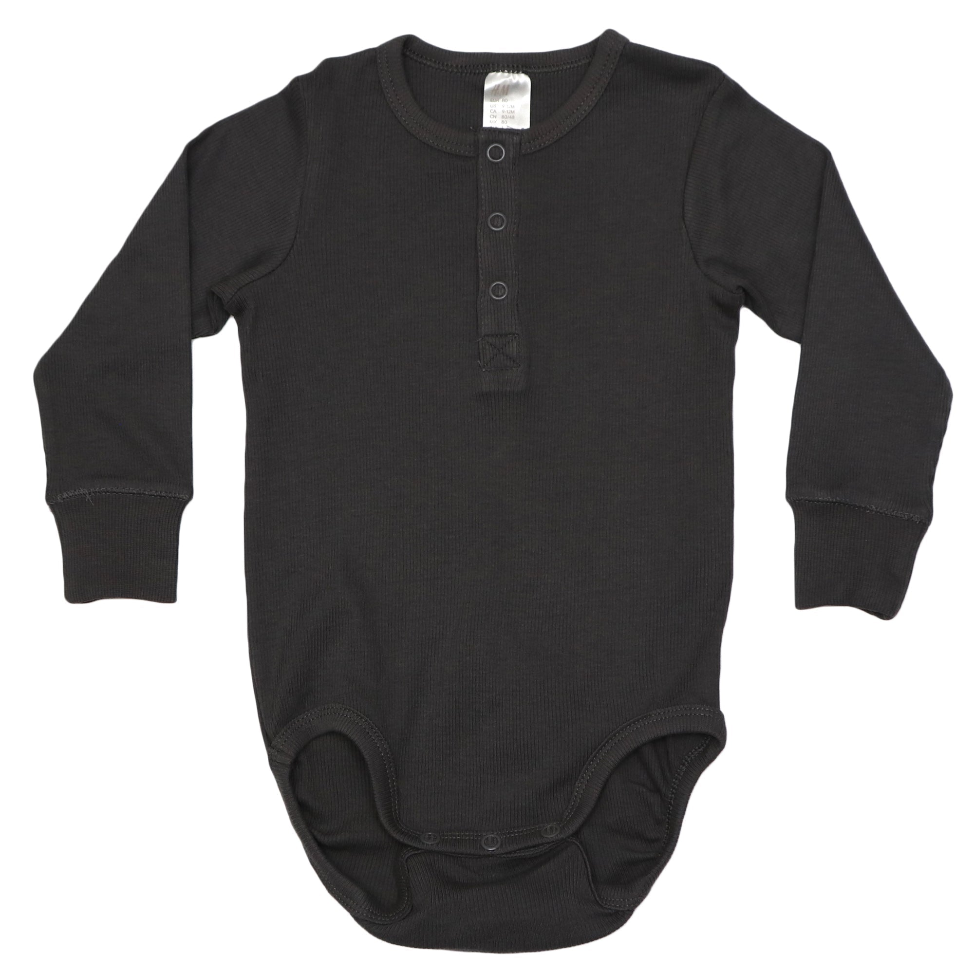 BABY ROMPER - DARK GREY