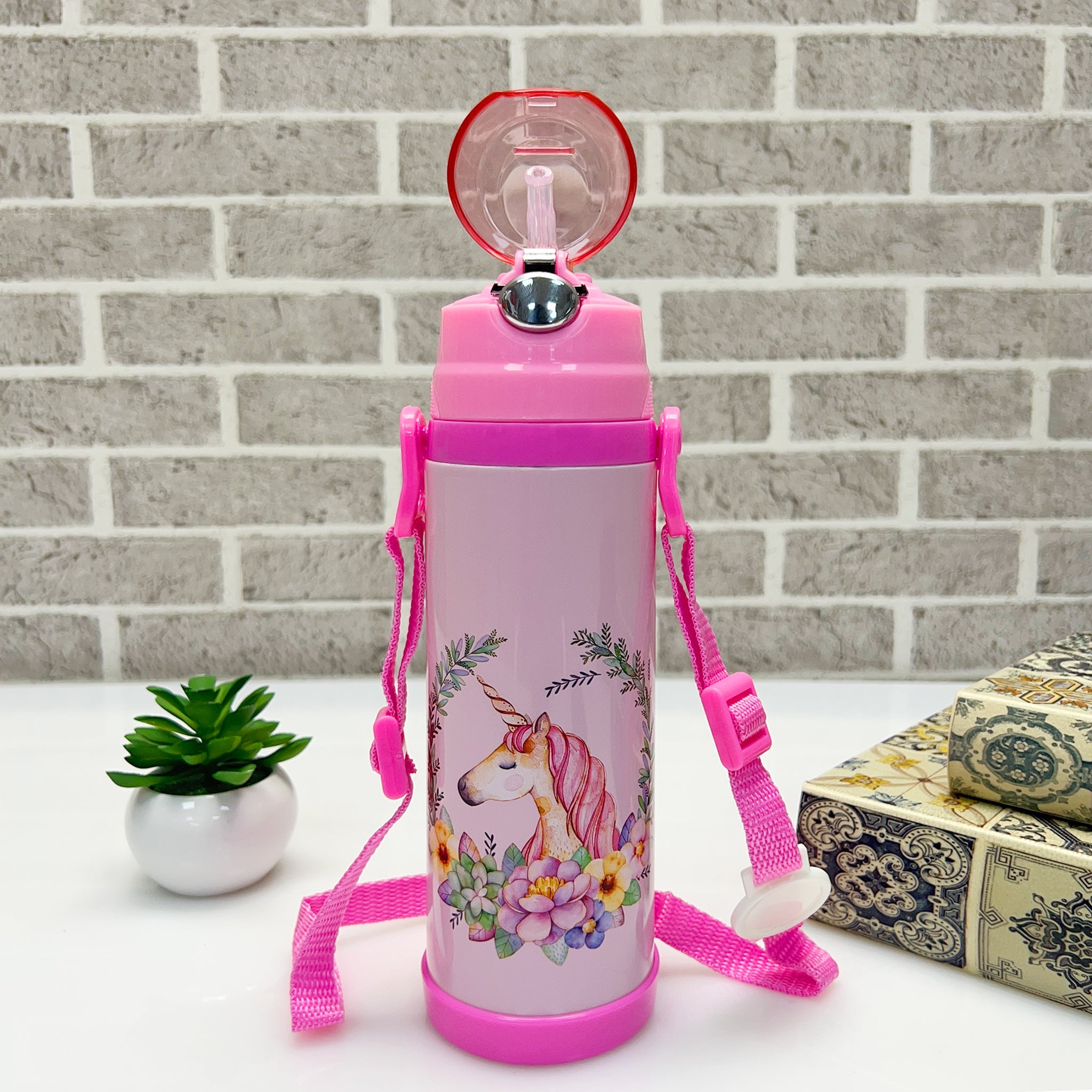 Cartoon Printed Water Bottle