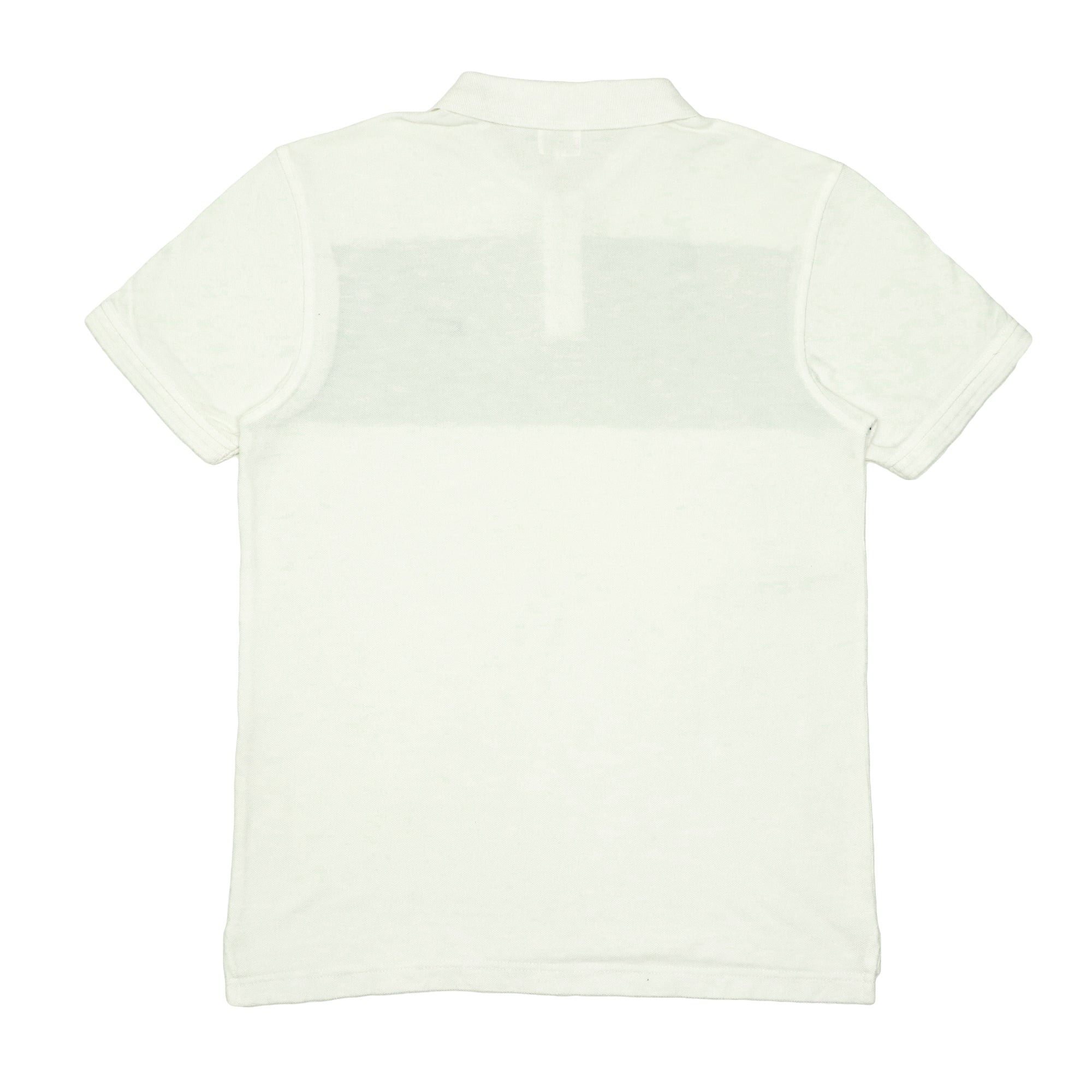 POLO (MEN) - WHITE WITH GREEN