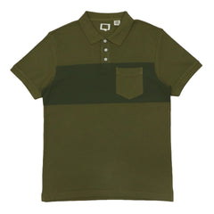 POLO (MEN) - ARMY GREEN ONT POCKET