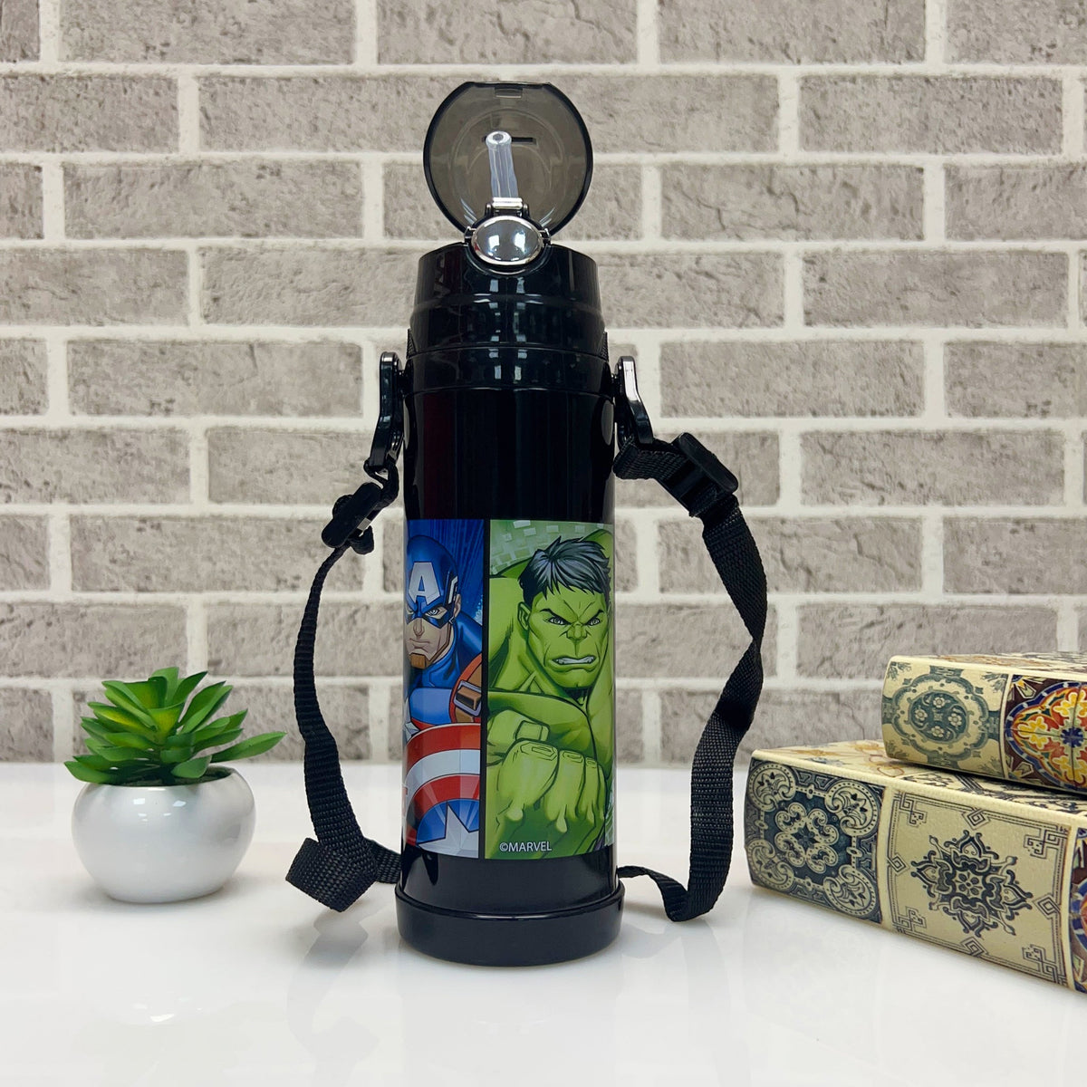 Cartoon Printed Water Bottle