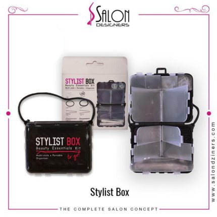 Hair Styling Kit Stylist Box & Organizer Includes Accessories
