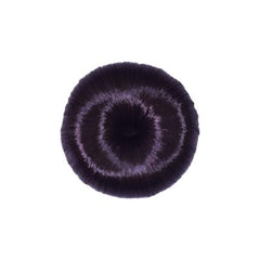 Donut Hair Bun Maker Hair Accessories for Styling and Updo for Ballet with Synthetic Fiber Small (Brown)