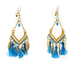 Feather Fringe- Blue