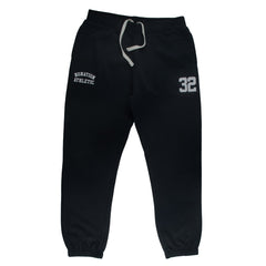 BLACK TRACKSUIT - ZIPPER HOOD - NATION ATHLETIC