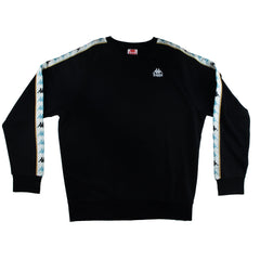 BLACK TRACKSUIT - SWEATSHIRT - LABELED LOGO