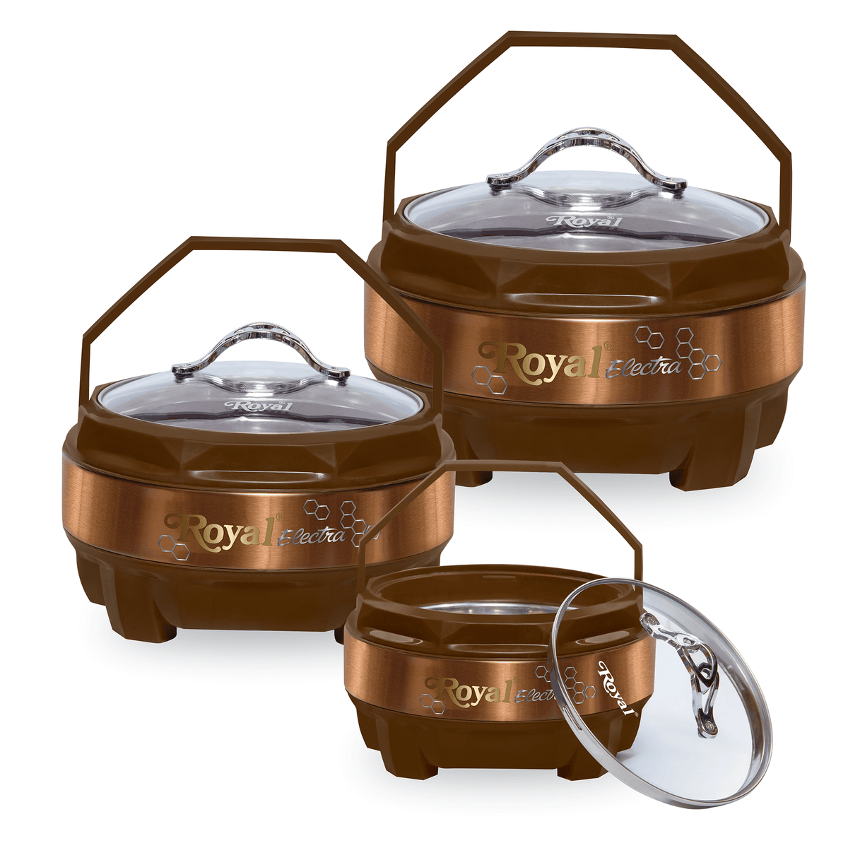 Electra Hotpot, 3 Piece, Small, Medium, Large