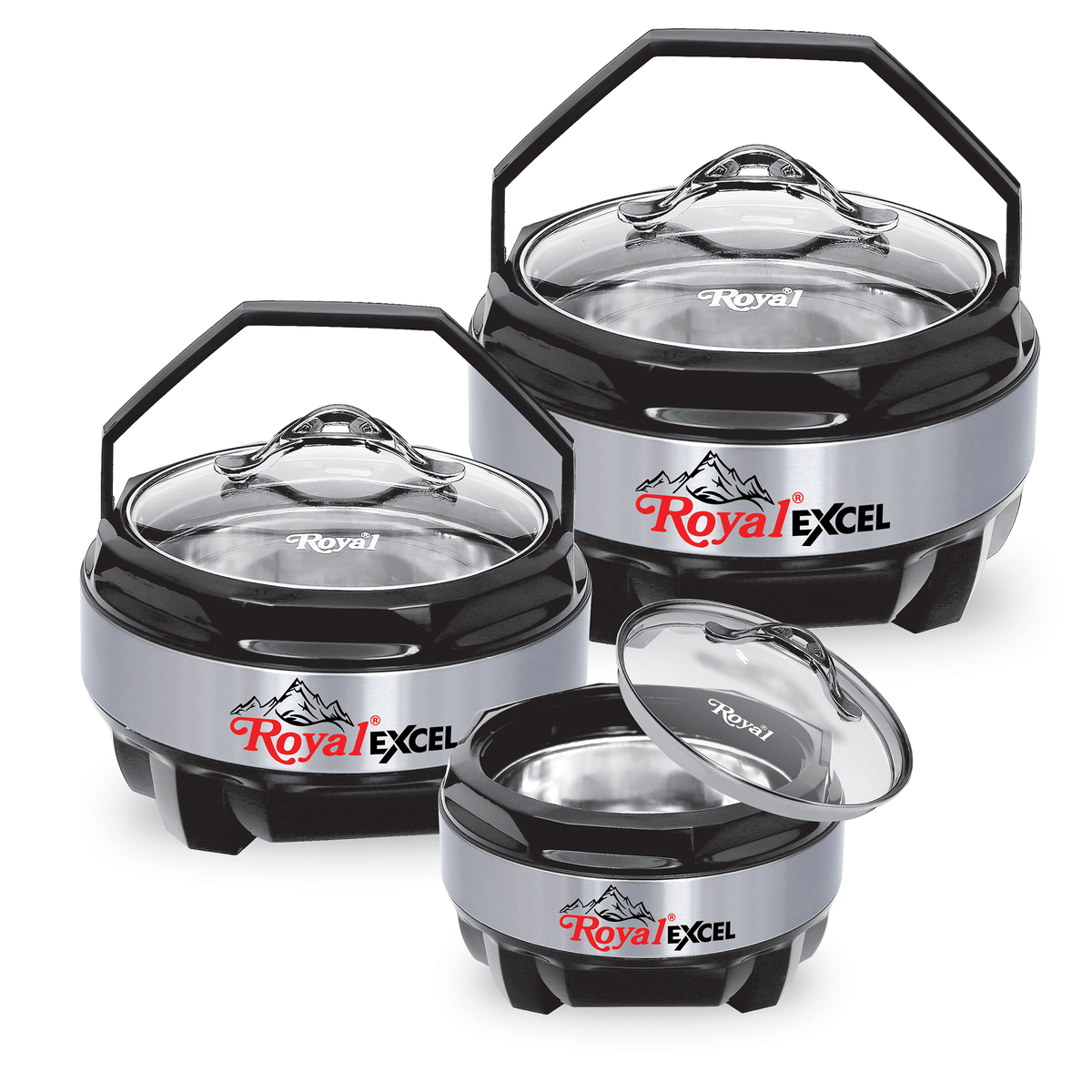 Excel Hotpot, 3 Piece Set, Large, Medium, Small