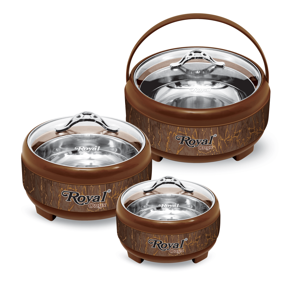 Onyx Hotpot, 3 Piece, Small, Medium, Large