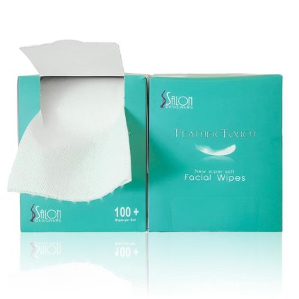 Disposable Facial Wipes Feather Touch 100 Pcx