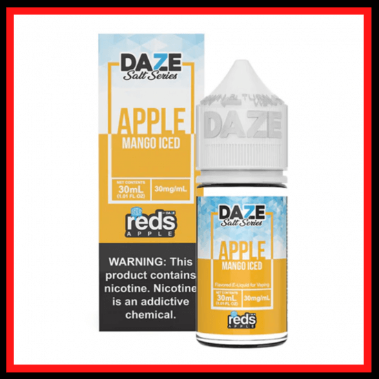 7 DAZE SALT REDS APPLE MANGO ICED E-LIQUID