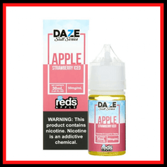 7 DAZE SALT REDS APPLE STRAWBERRY ICED E-LIQUID