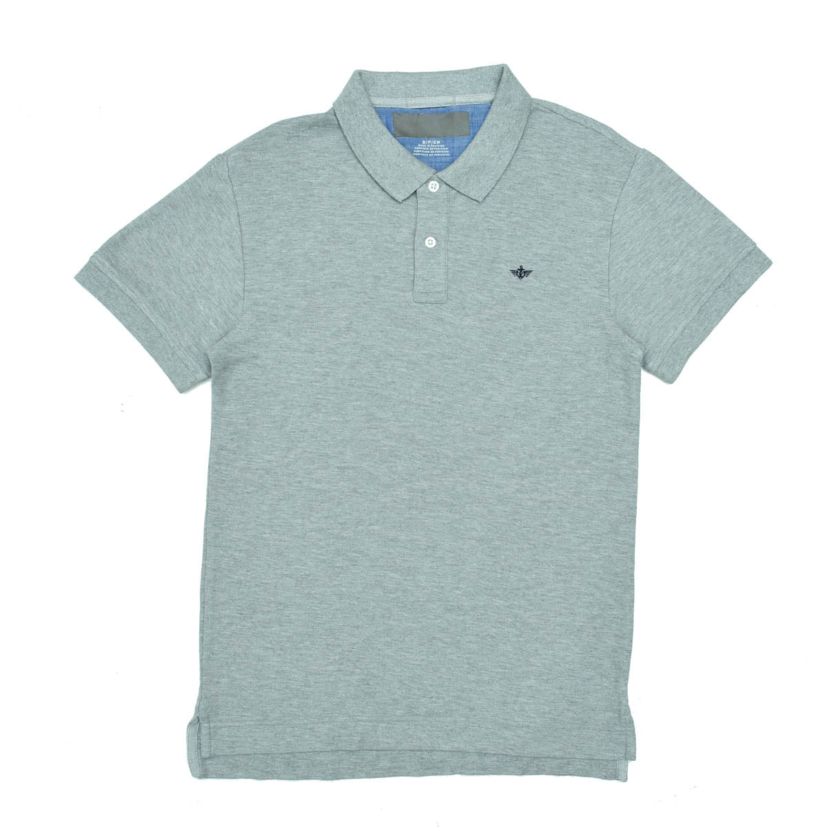 POLO MEN - PLAIN LIGHT GREY