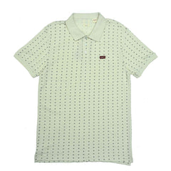 POLO MEN - IVORY WITH BLACK PRINT