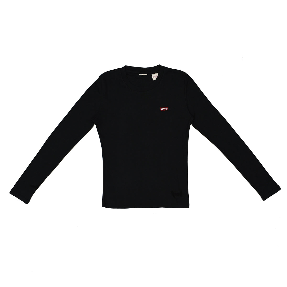 T-SHIRT (WOMEN) - BLACK WITH LONG SLEEVES